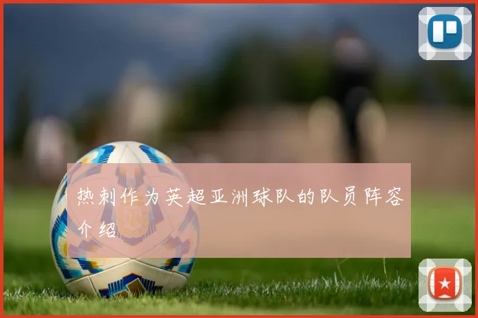 热刺作为英超亚洲球队的队员阵容介绍